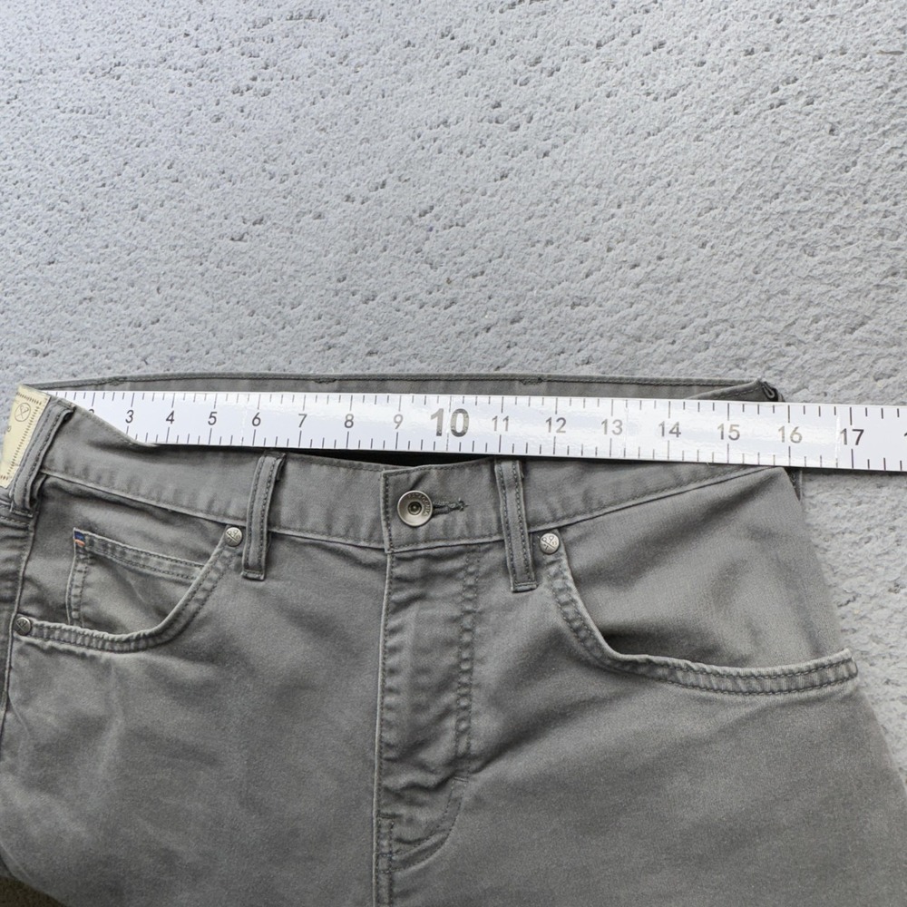 Patagonia Jeans Mens 31x32 Gray Chino Performance Twill Slim Straight Stretch - Picture 9 of 16